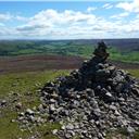 The summit of Calver Hill.